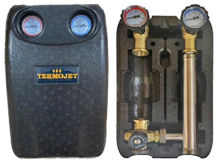 TERMOJET Насосна група в ЕРР (180) з термоклапаном 1" ВР 25-55°С (ліва) (НГ-46 Л)