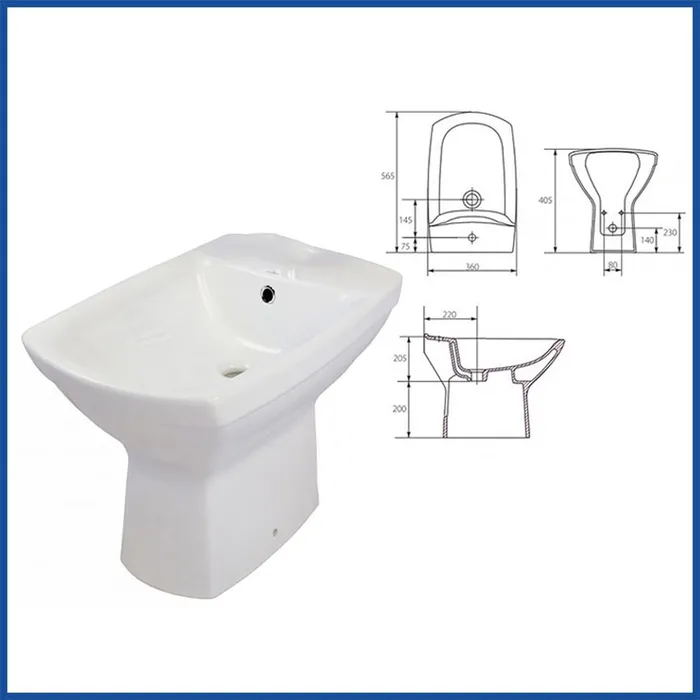Біде підлогове Cersanit Carina CCBF1000563293