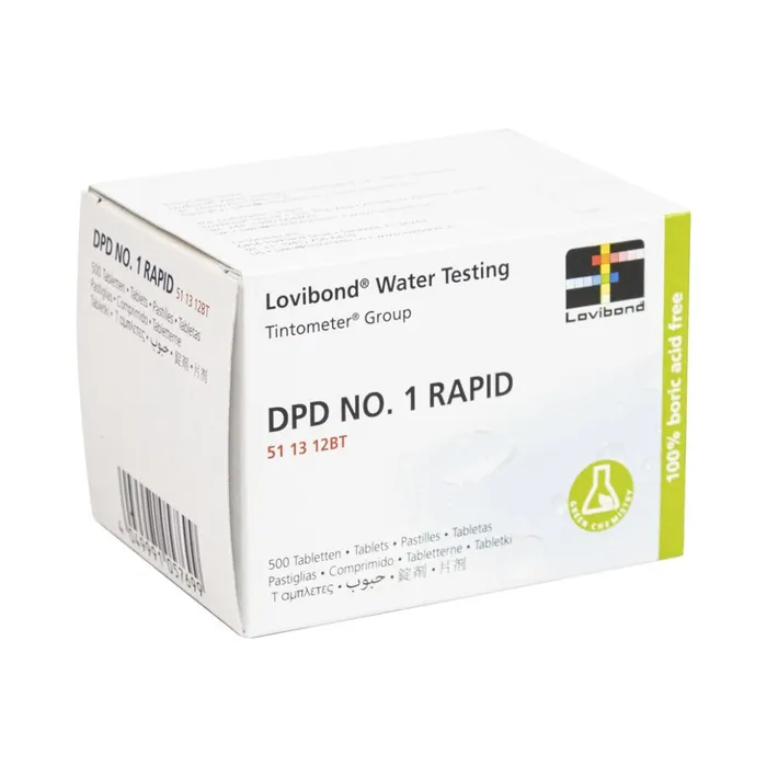 Lovibond Таблетки для вимірювання вільного хлору Cl - DPD1 (10 шт.) (511312BT) — Photo 1