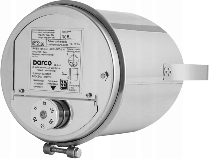 Натрубний стабілізатор димоходу тяги Darco RCR Ø120-200мм