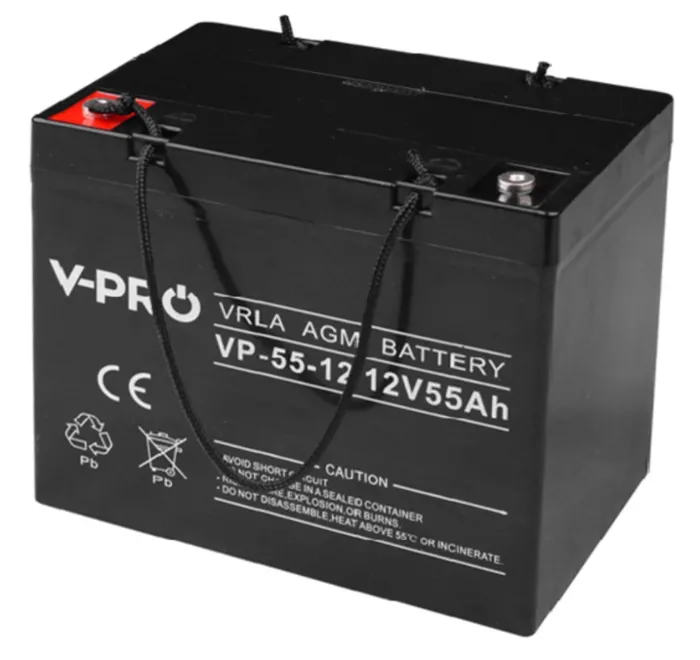 Аккумулятор AGM VRLA VOLT Polska VPRO 12V 55Ah (6AKUAGM055)