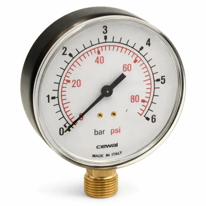 Манометр Cewal 1/2" 6 бар (Ø100) (91413310)