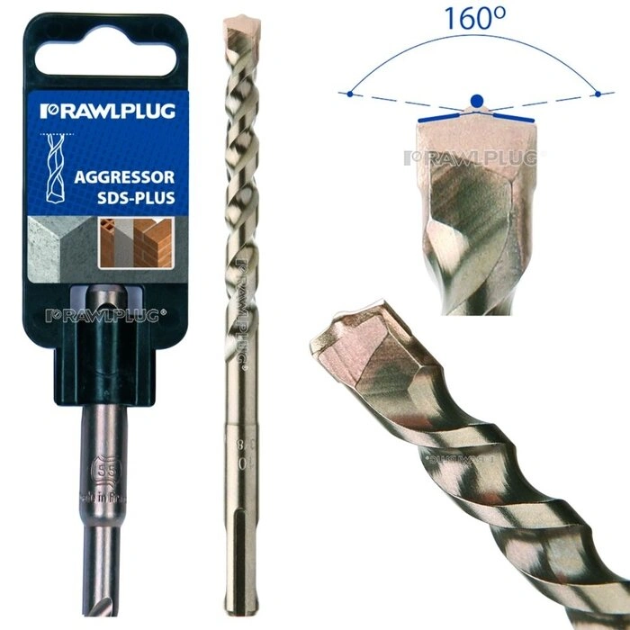 Бур свердло Rawlplug Aggressor RT-SDSA SDS Plus
