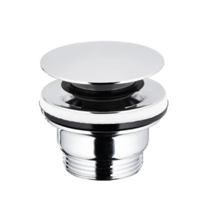 Донний клапан CLICK-CLACK KFA Armatura 5/4" пробка велика круг, ХРОМ (660-320-00)
