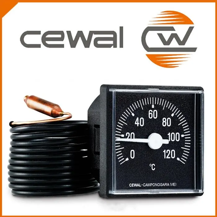 Термометр капілярний квадратний 120 ° C Cewal TQ 45 P (91312215) — Photo 2