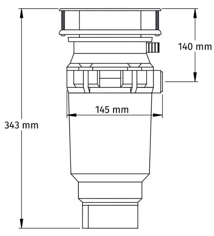 Подрібнювач харчових відходів McAlpine WDU-1ASEU — Photo 3