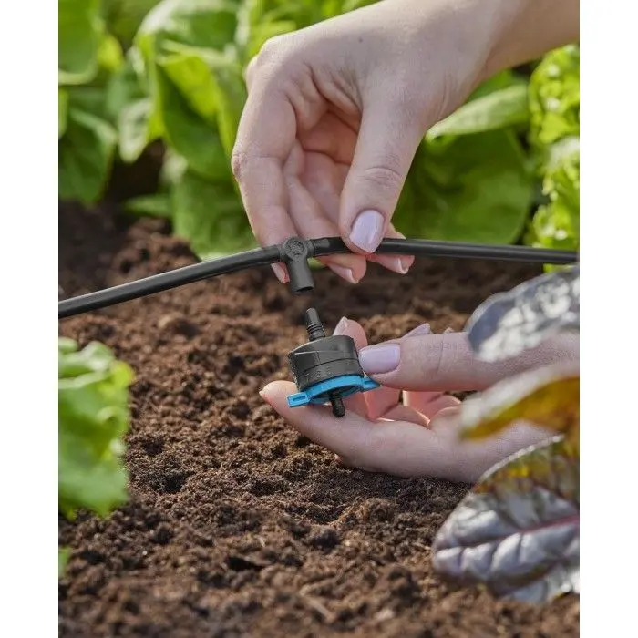 З'єднувач Т-подібний для насадок Gardena Micro-Drip-System для шлангів 4,6 мм, 5 шт (13216-20) — Photo 3