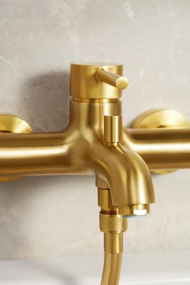Змішувач для ванни KFA ARMATURA MOZA BRUSHED GOLD 5034-010-31 золото — Photo 2