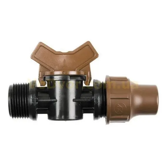 Rain Bird Кран кульовий компресійний 13 мм (1/2") -16 мм x 3/4"зовн. (BF-82L)