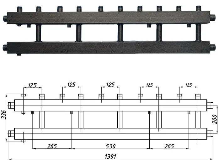 Колектор Termojet K52B125 (200)