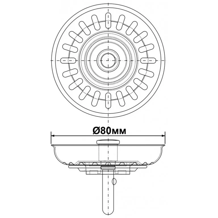 Сито для сифону мийки McAlpine BWSTSS-TOP — Photo 2