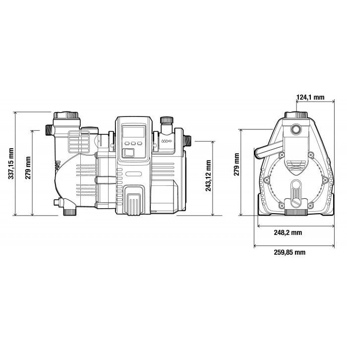 Насос напірний автоматичний з РК-дисплеєм Gardena 5000/5 LCD Automatic (01759-20) — Photo 1