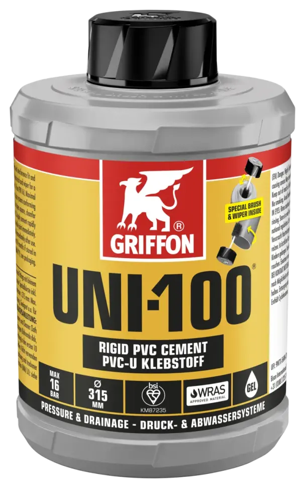 Клей для труб ПВХ Griffon UNI-100 — Photo 2