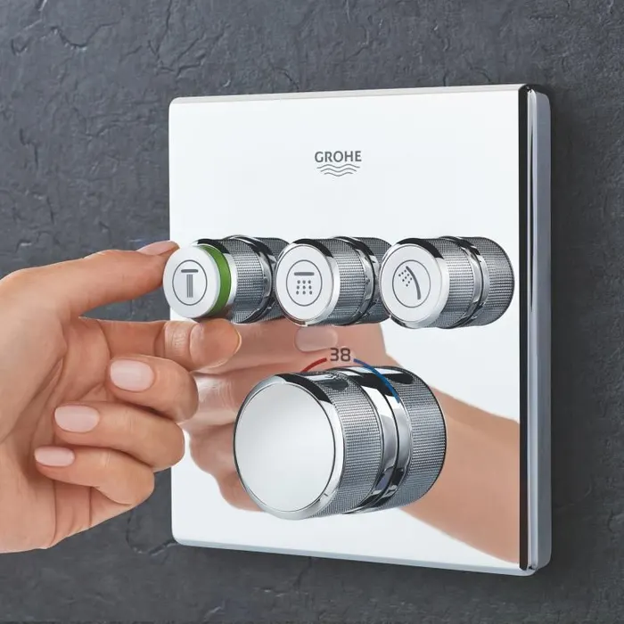 Термостат для вбудованого монтажу на 3 виходи Grohe Grohtherm SmartControl (29126000) — Photo 8