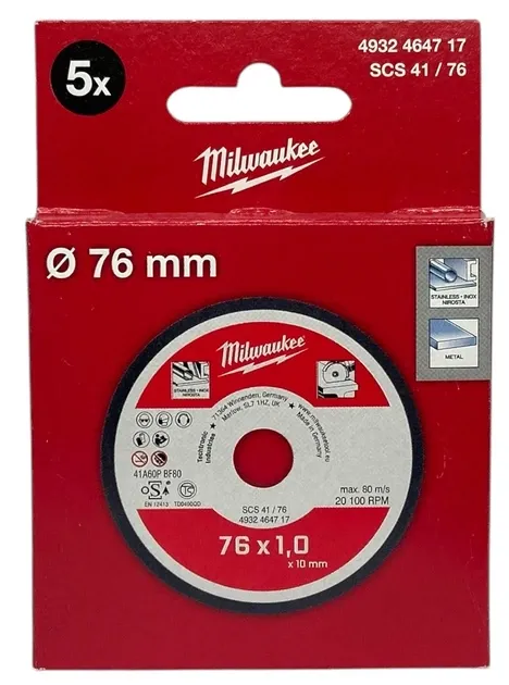 Диск відрізний по металу MILWAUKEE PRO+ — Photo 3